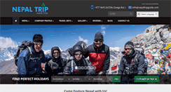 Desktop Screenshot of nepaltripguide.com