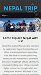 Mobile Screenshot of nepaltripguide.com